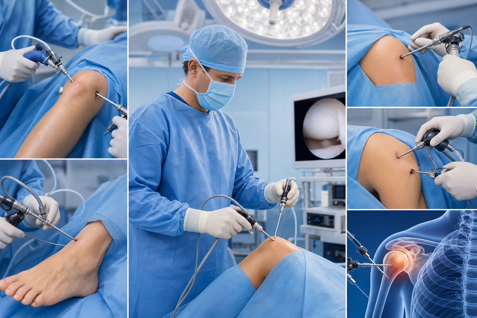 Arthroscopy Across Joints: Hip, Ankle, Wrist, and Elbow